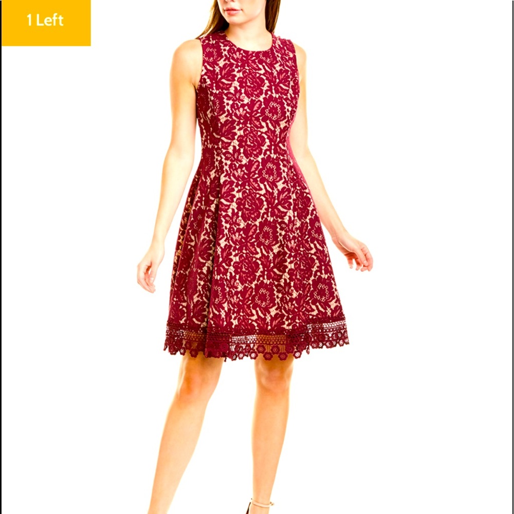 NWT Donna Ricco Lace A-Line Dress